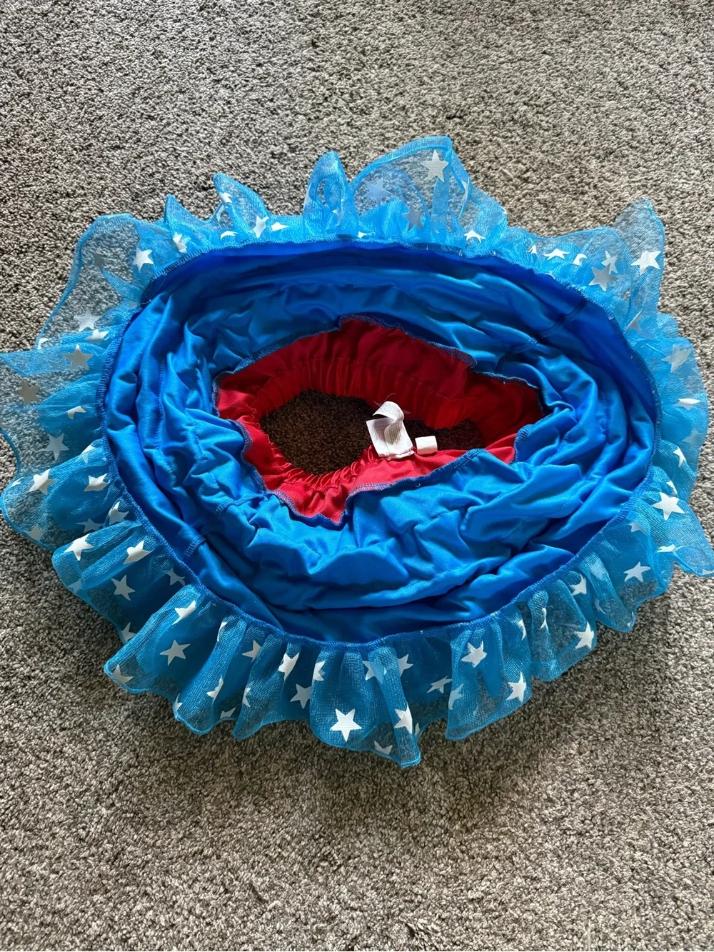 Marvel Blue Star Tutu Skirt with Red Waistband - Picture 3 of 5